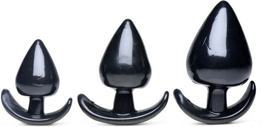 Ensemble de 3 plugs anaux Triple Spades