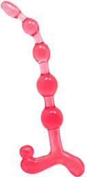 Balles anales flexibles rouges Bendy Twist