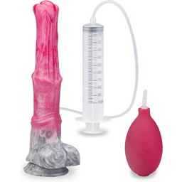 Gode godemichet ventouse éjaculateur cheval Aldo gode vaginal ou anal homme ou femme - Rose