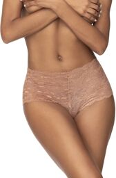 Shorty en dentelle couleur taupe Taupe