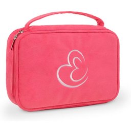 EasyToys Sac de jouet en velours - Rose