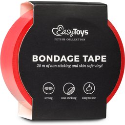 Easytoys Fetish - Ruban adhésif de bondage rouge - 20m