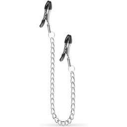 Easytoys Fetish - Pinces à tétons avec chaîne métallique - Métal