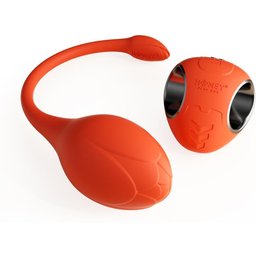 - LILI Vibromasseur Œuf Contrôlé par App Orange