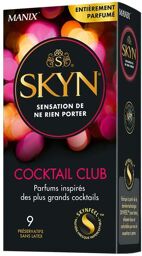 Préservatifs Cocktail Club Boîte de 9 Transparent