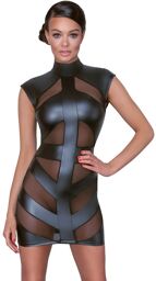 Robe transparente Noir