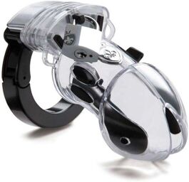 Cage de Chasteté E-Stim Pubic Enemy No 1 Argent