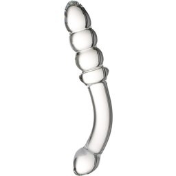 Ribbed Gode en Verre