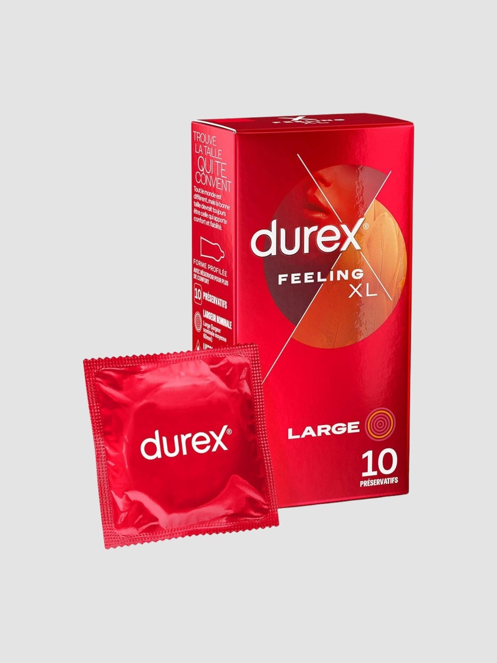 Préservatifs Durex Feeling XL boîte de 10