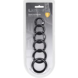 Pack 6 Cockrings en Silicone