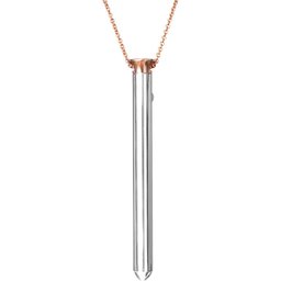 Vesper Collier en Or Rose avec un Stimulateur 9,7 cm