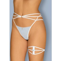 Deilana Porte-jarretelles - Bleu/Blanc