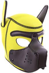 Cagoule PUPPY Néoprène Jaune-Noir