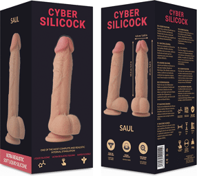Gode Réaliste Silicone 21 cm - SAUL