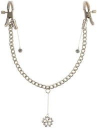 Pinces à Tétons Crystal Nipple Clamps Fetish Fantasy Series Noir