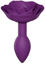 Bijou Anal Small Silicone Open Roses Violet