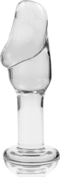 SERIES BY IBIZA - PLUG ANAL MODÈLE 6 VERRE BOROSILICATE 12,5 X 4 CM CLAIR