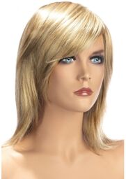 perruque zoe wig longue mÈches blondes