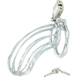 Dispositif de Chasteté en Métal avec Serrure