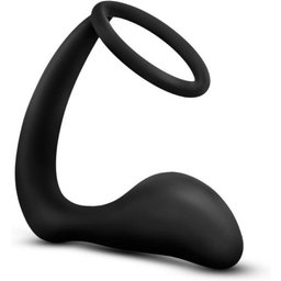 Platinum - Plug anal avec anneau pénien