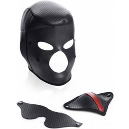 Cagoule Scorpion avec bandeau pour les yeux et bâillon amovibles
