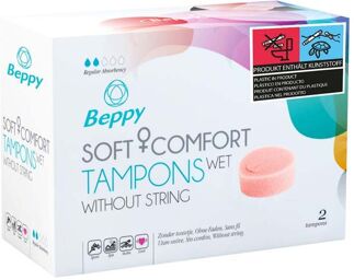 Soft Comfort Tampons Wet Boîte de 2 Blanc