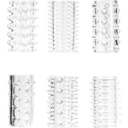 Crystalline Manchon pour Pénis Pack de 6