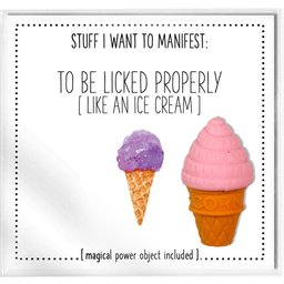 – Carte de Manifestation – To Be Licked Properly