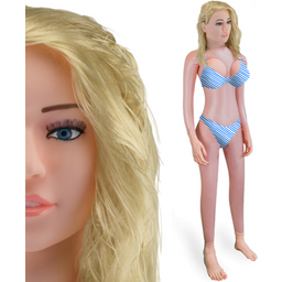 Poupée gonflable réaliste blonde Marion