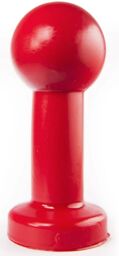 Plug anal ZIZI BIG POP 13 x 6 cm Rouge