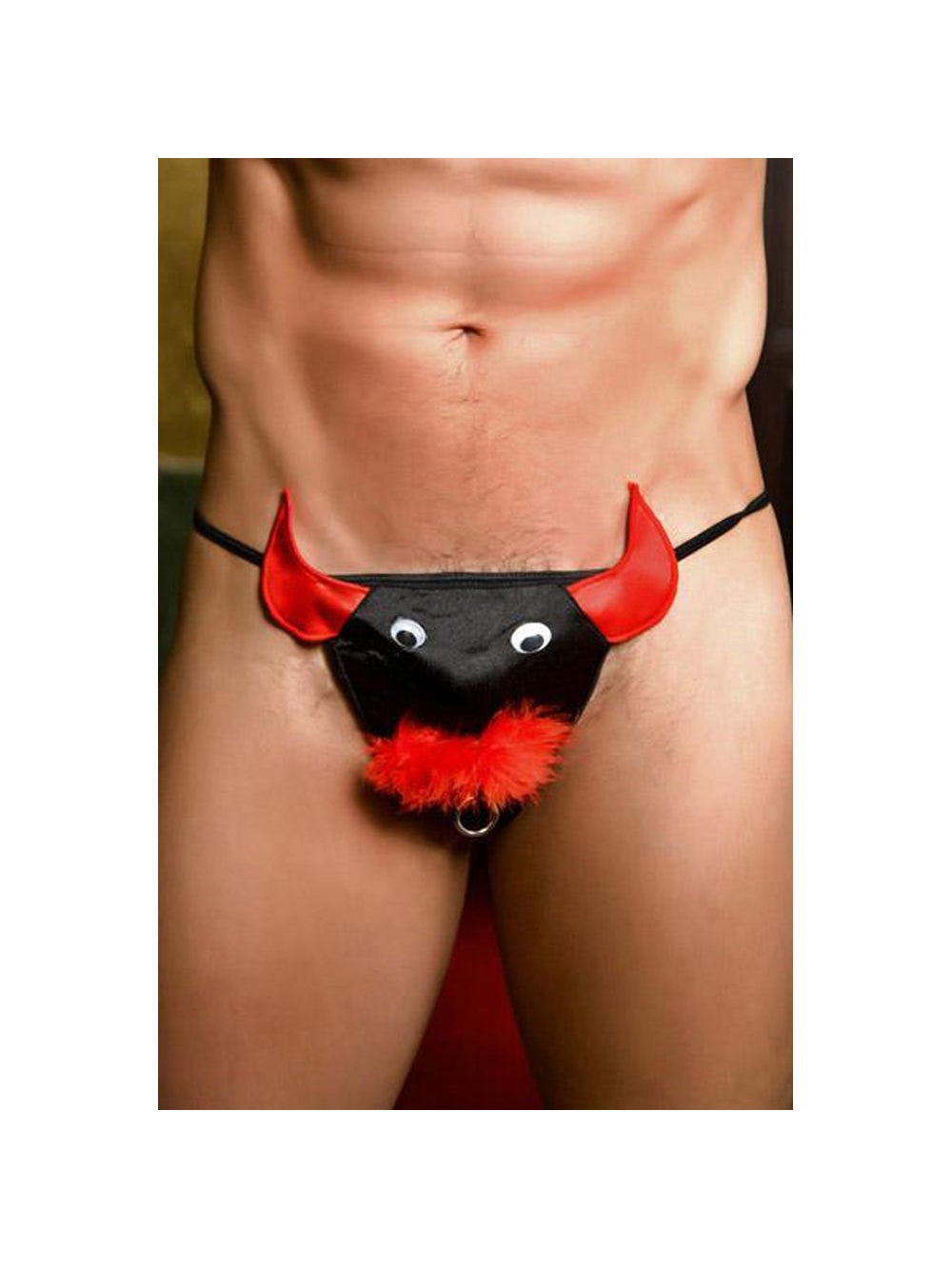 String Taureau Rouge & Noir