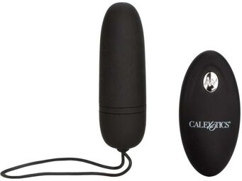 Oeuf Vibrant Télécommandé Silicone Remote Bullet Noir