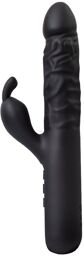 Sensual Nights SN06 - Vibrateur Lapin réaliste - Noir