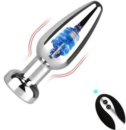 Plug vibrant en métal Vibe Wire 10 x 3.7cm