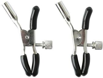 Pinces à Tétons Adjustable Nipple Clips Noir