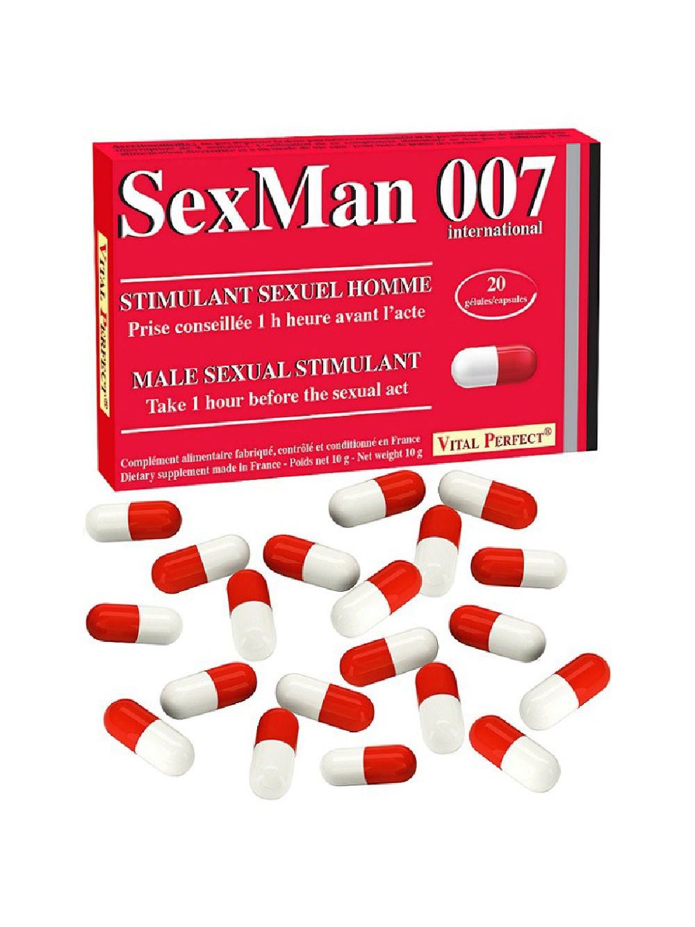 Aphrodisiaque SexMan 007 20 Gélules