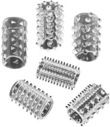 Kit de 6 Manchons à  Pénis Love Feelings Noir