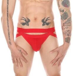 Jockstrap Mario Rouge