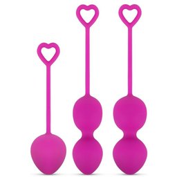 Set de Boules de Kegel Pondérées – Fuchsia
