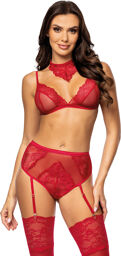 Cristalyn ensemble lingerie - Cherry Rouge