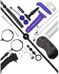 Kit BDSM All You Need 20 pièces Violet