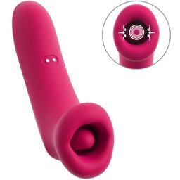 - Oral Fun Bouche Aspirante Langue Vibrante - Rose