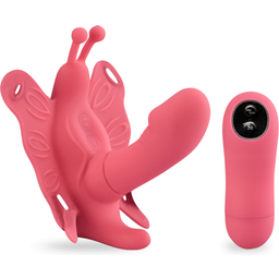 Culotte vibrante papillon silicone gode 30 modes