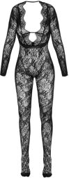 Catsuit floral Noir
