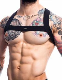 Harnais de poitrine pour homme - Noir