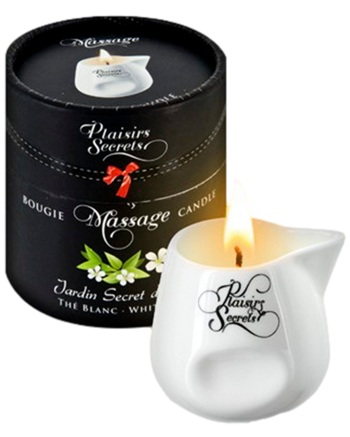 Bougie De Massage Thé Blanc