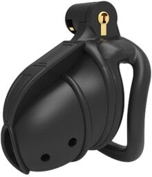 Cage de chasteté Stegria 7 x 3.5cm Noir