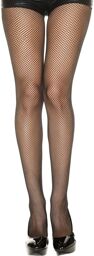 Collant noir sexy fine résille Noir