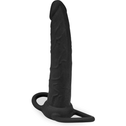 Gode double pénétrateur anneau cockring
