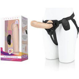 - 8? Realistic Silicone Dildo With Harness Included